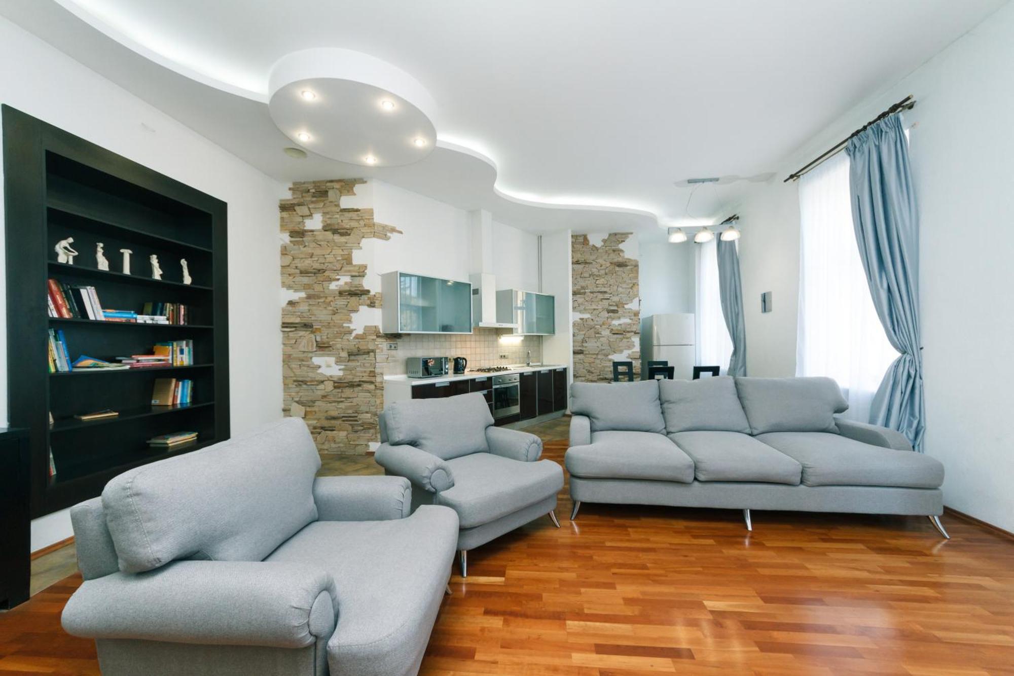 Lux Near Maidan, Khreschutyk 3Br Apartamento Kiev Exterior foto