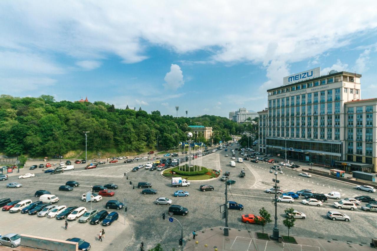 Lux Near Maidan, Khreschutyk 3Br Apartamento Kiev Exterior foto